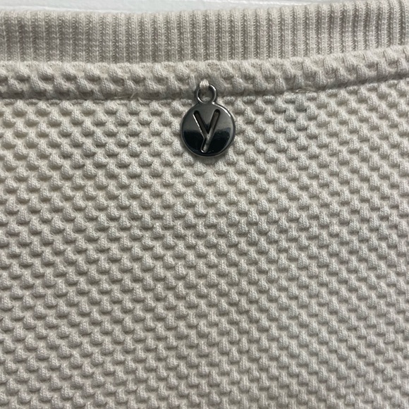 Yest Women’s Olvin Sweater Waffle Textured Knit Pattern 3/4 Sleeve Size 12 Sand - Picture 11 of 11